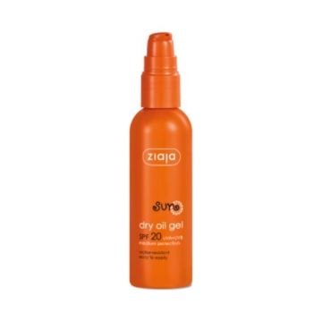 ZIAJA Sun Ulei uscat formula gel pentru protectie solara SPF20, 90ml