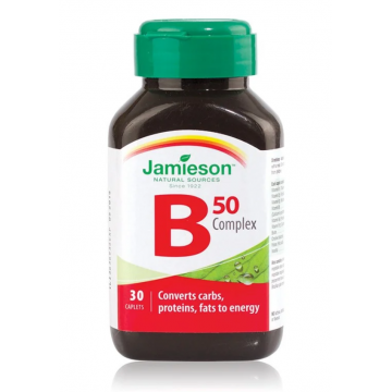 B Complex 50mg, 30 comprimate, Jamieson