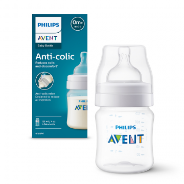 Biberon anti-colici pentru +0 luni Natural Response SCY100/01, 125ml, Philips Avent