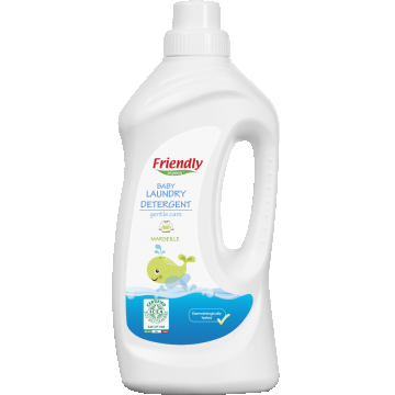 Detergent de rufe pentru bebe Marsilia, 1000ml, Friendly Organic