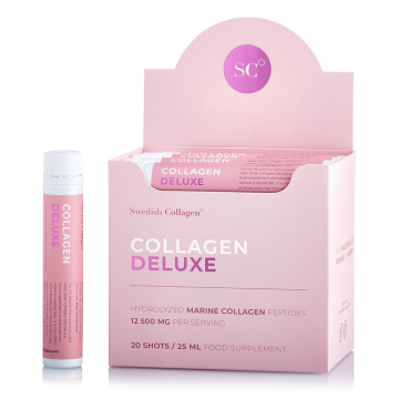 Fiole Colagen hidrolizat Deluxe 12.500mg, 20 x 25ml, Swedish Collagen