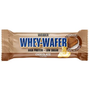 Napolitana proteica cu aroma de ciocolata Whey Waffer, 35g, Weider