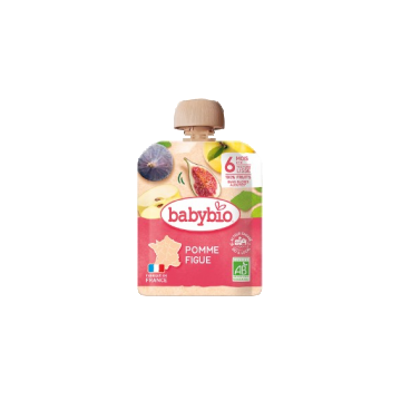Piure de mere si smochine Bio, 90g, BabyBio