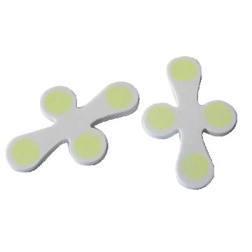 Protectii fosforescente din poliuretan pentru colturi 8398B, 4 bucati, Reer