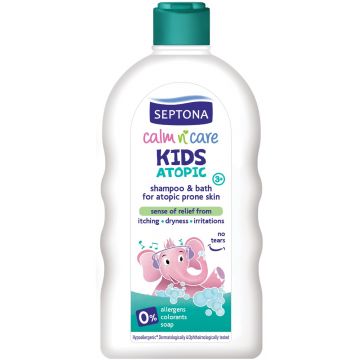 Sampon si gel de dus pentru piele atopica, 200ml, Septona