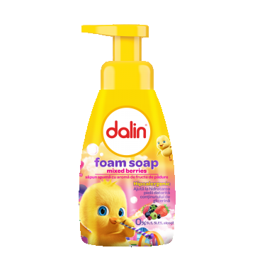 Sapun spuma cu fructe de padure, 200ml, Dalin