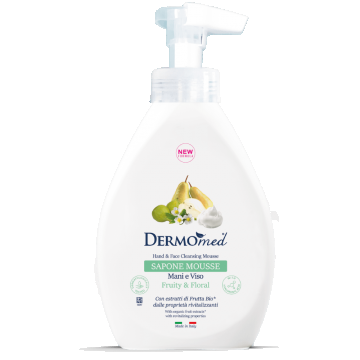 Sapun spuma pentru maini si fata Fructat si Floral, 500ml, Dermomed