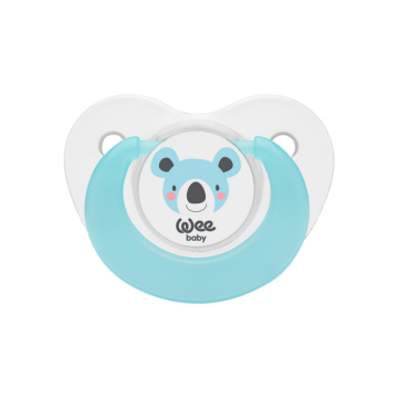 Set suzete din silicon cu forma ortodontica nr.2, 2 bucati, Wee Baby