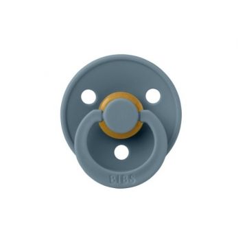 Suzeta din latex cu tetina anatomica 0 luni+ Colour Petrol, 1 bucata, Bibs