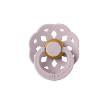 Suzeta din latex cu tetina rotunda 0 luni+ Boheme Dusky Lilac, 1 bucata, Bibs