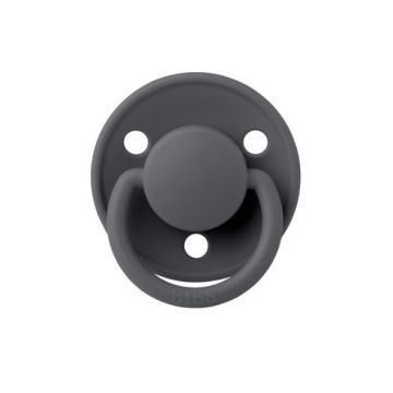 Suzeta din silicon cu tetina rotunda marime universala (0-3 ani) De Lux Iron, 1 bucata, Bibs