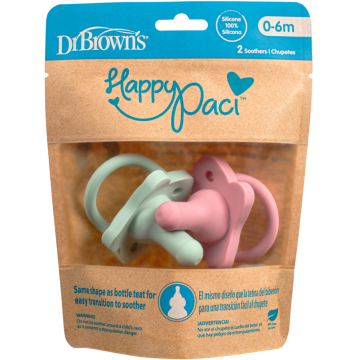 Suzeta din silicon Nivel 1, 2 bucati, Dr. Brown's
