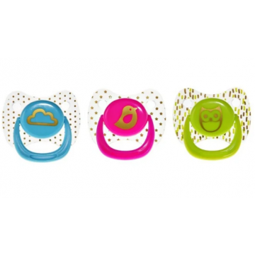 Suzeta din silicon rotunda 12 luni+ Baby, 1 bucata, Minut