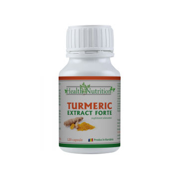 Turmeric Extract Forte Natural, 120 capsule, Health Nutrition