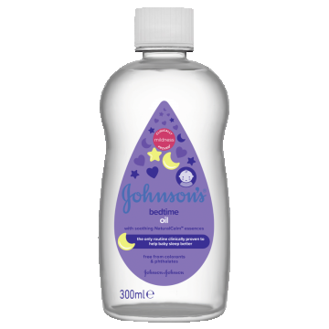 Ulei de corp cu levantica Bedtime Johnson's Baby, 300ml, Johnson&Johnson