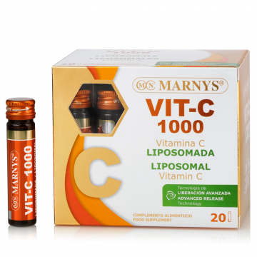 Vitamina C Lipozomala 1000mg, 20 fiole, Marnys