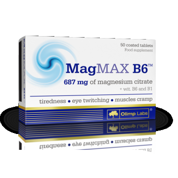 Vitamine si minerale B6 B1 Magmax, 50 tablete, Olimp Labs