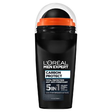 Antiperspirant roll-on Carbon Protect, 50ml, L'oreal Men Expert