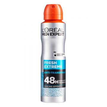 Antiperspirant spray Fresh Extreme, 150ml, L'oreal Men Expert