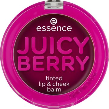 Balsam pentru buze si obraji Juicy Berry Tinted Violet, 3g, Essence