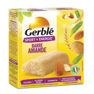 Baton energizant cu migdale, 150g, Gerble Expert Dietetic
