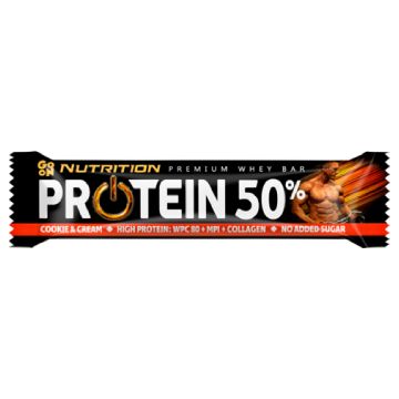 Baton proteic 50% cu biscuiti si frisca Nutrition, 40g, Sante