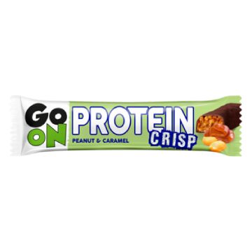 Baton proteic cu arahide si caramel Go On, 50g, Sante