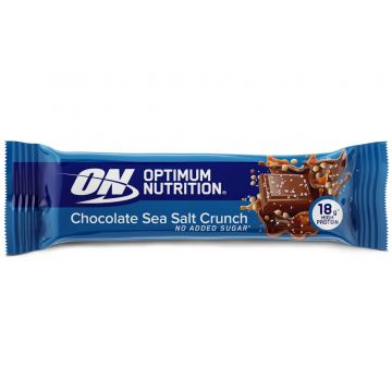 Baton proteic cu aroma de ciocolata si sare de mare, 55g, Optimum Nutrition