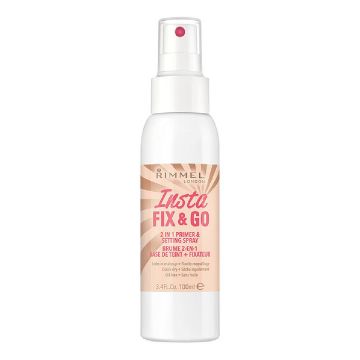 Baza de machiaj & spray pentru fixarea machiajului Insta Fix & Go, 100ml, Rimmel London