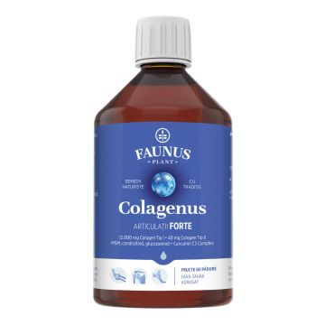 Colagen hidrolizat pentru articulatii Colagenus Articulatii Forte, 500ml, Faunus Plant