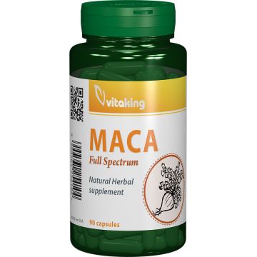 Extract de maca 500mg, 90 capsule, Vitaking