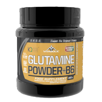 Glutamine Powder + B6 Watermelon, 300g, Vitabolic