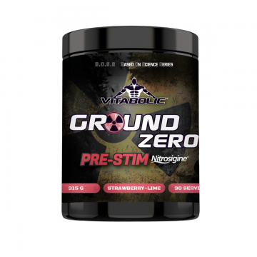 Ground Zero Pre-Stim Nitrosigine Strawberry-Lime, 315g, Vitabolic
