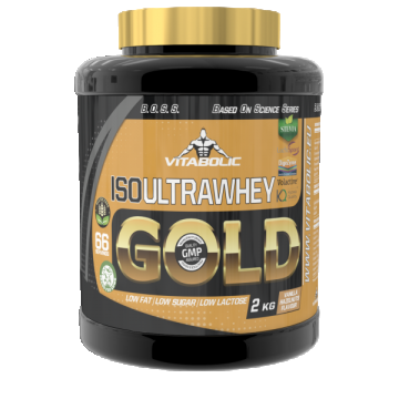 ISO UltraWhey Gold cu aroma Vanilla Hazelnut, 2kg, Vitabolic