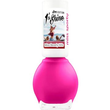 Lac de unghii 1 Minute To Shine 632 Miss Beverly Hills, 7ml, Miss Sporty