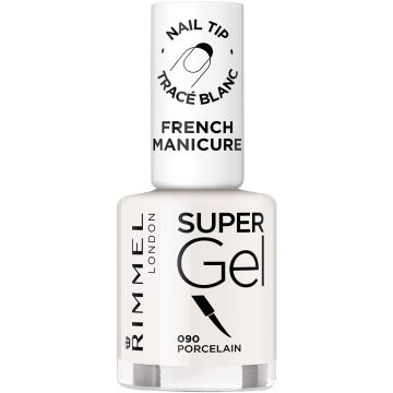 Lac de unghii Super Gel French Manicure 090 Porcelain, 12ml, Rimmel London