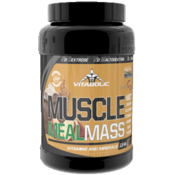 Muscle Meal Mass 1 cu aroma de vanilie, 500g, Vitabolic