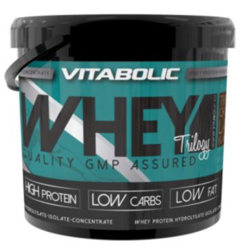 New Whey Trilogy 135 portii triple Ciocolata, 4050g, Vitabolic