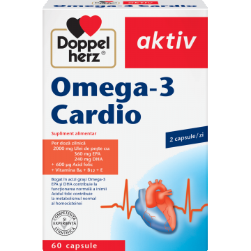 Omega-3 Cardio, 60 capsule, Doppelherz