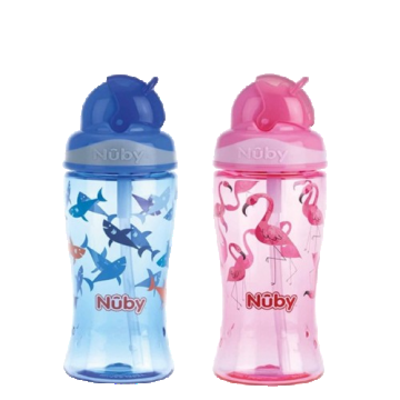 Pahar Flip It cu pai +4 ani, 360ml, Nuby