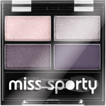 Paleta de farduri pentru pleoape Studio Color Quattro 402 Smoky Green, 5g, Miss Sporty