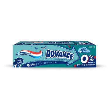 Pasta de dinti pentru copii Advance 9-12 ani, 75ml, Aquafresh