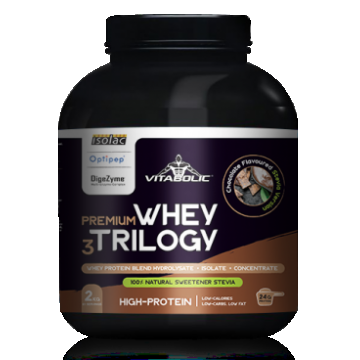 Premium Whey Trilogy Ciocolata, 2kg, Vitabolic
