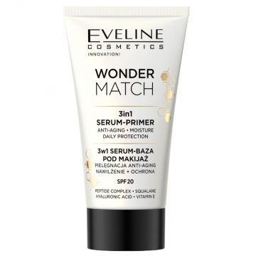Serum-primer Wonder Match 3in1, 30ml, Eveline Cosmetics