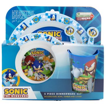 Set de masa Sonic 5 piese, 1 bucata, Kidscenter