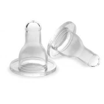 Set tetine silicon Classic marime S 0-3 luni, 2 bucati, PUR