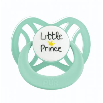 Suzeta din silicon simetrica 0-6 luni verde, 1 bucata, PUR