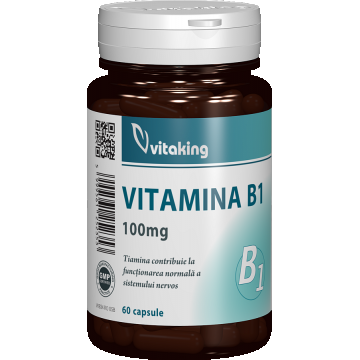 Vitamina B1 Tiamina 100mg, 60 capsule, Vitaking