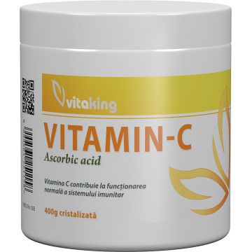 Vitamina C cristalizata, 400g, Vitaking