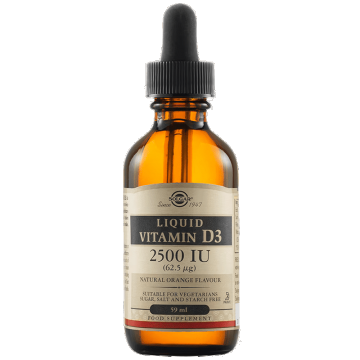 Vitamina D3 2500IU, 59ml, Solgar